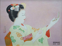 海外の絵と日本画の比較について 日本画 絵はがき 鎌倉の絵画教室 美人画家大竹五洋